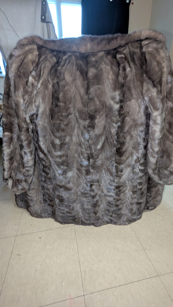 💚Vintage Mink Fur Coat, medium custom. - photo 4
