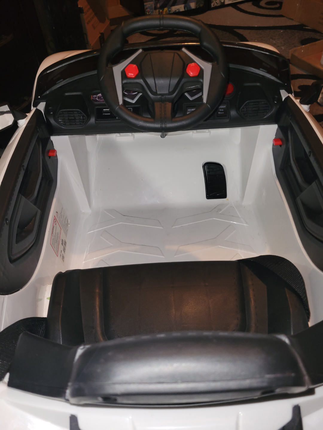 Kids Ride-On Electric Car - White with parental controls - photo 2