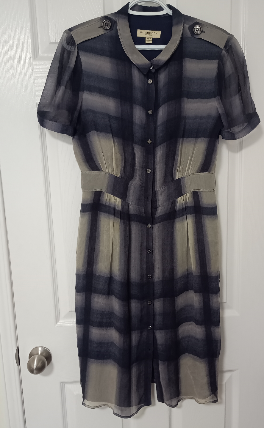Burberry London Plaid Blue Dress - photo 2