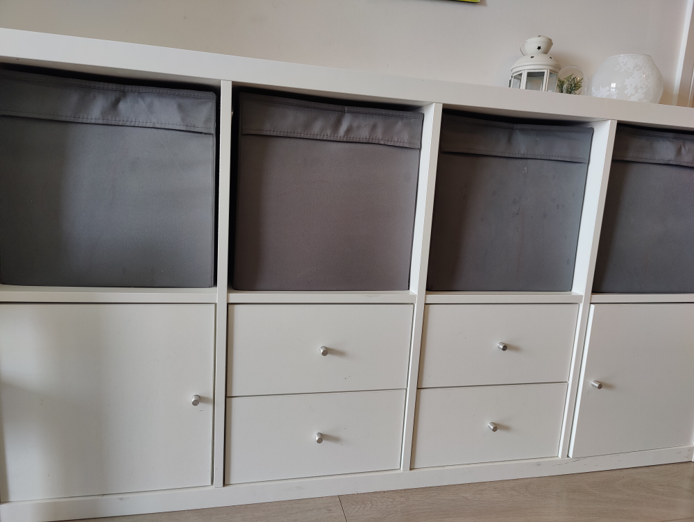 IKEA White Shelf Unit with Drawers (30 1/8 x 57 5/8") - photo 2