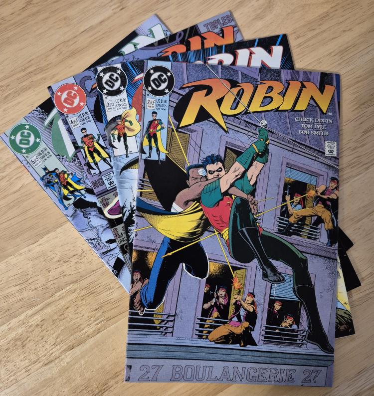 Robin #1-5 Comic Books - 1991 DC Comics - photo 2