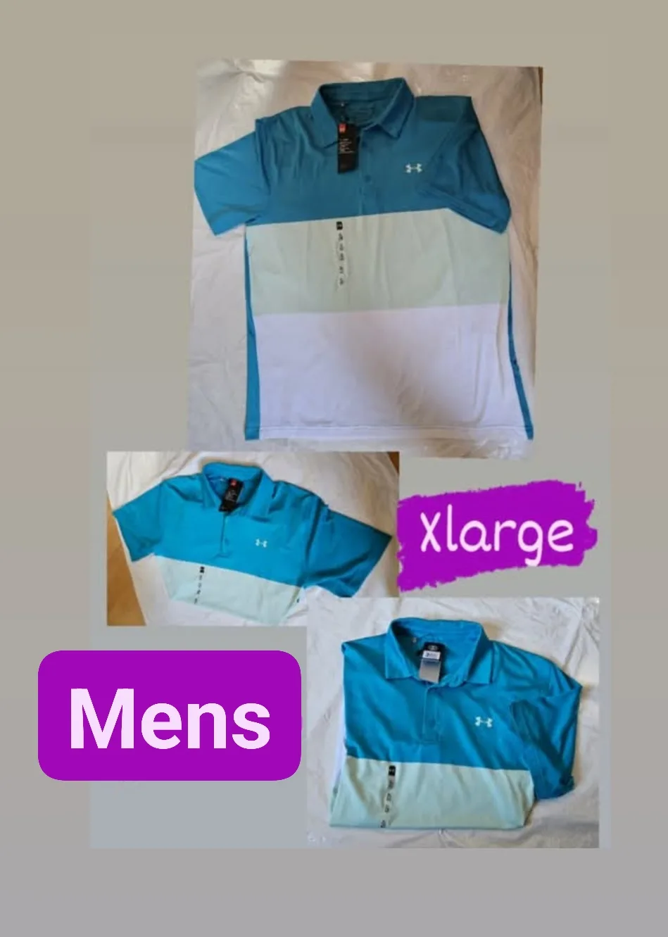 💚Men's Under Armour XLarge Polo Shirt thumbnail
