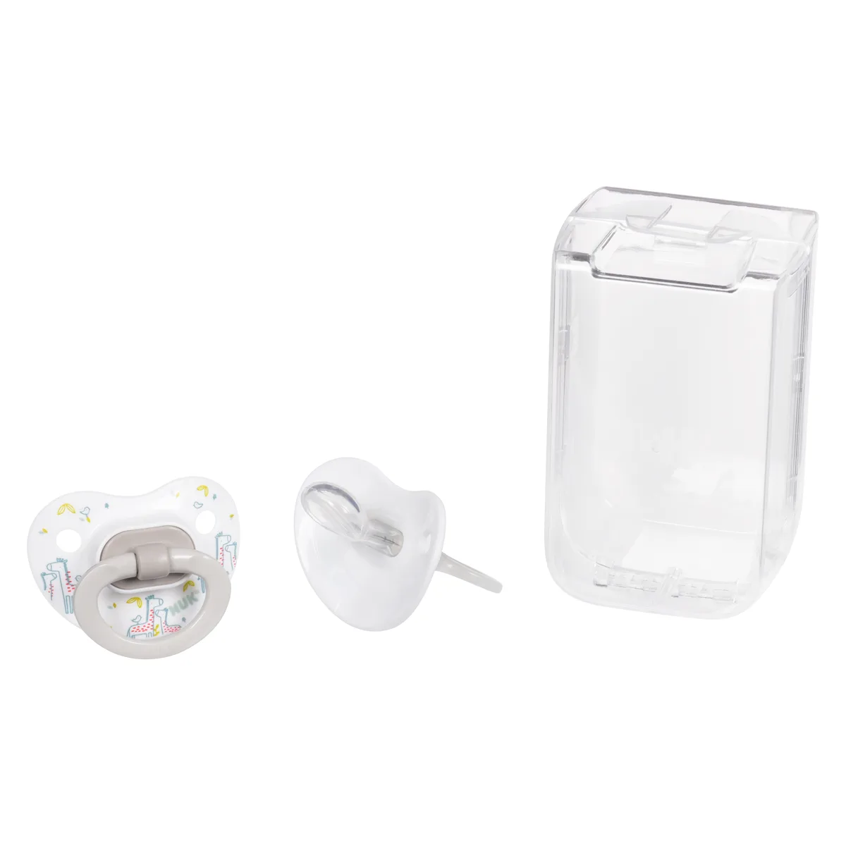 NUK Orthodontic Pacifiers (0-6 months) with Case - 💚 image indicator(2)