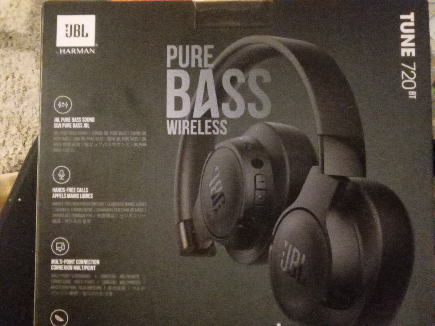 JBL Tune 720BT Wireless Headphones - Pure Bass Sound - photo 2