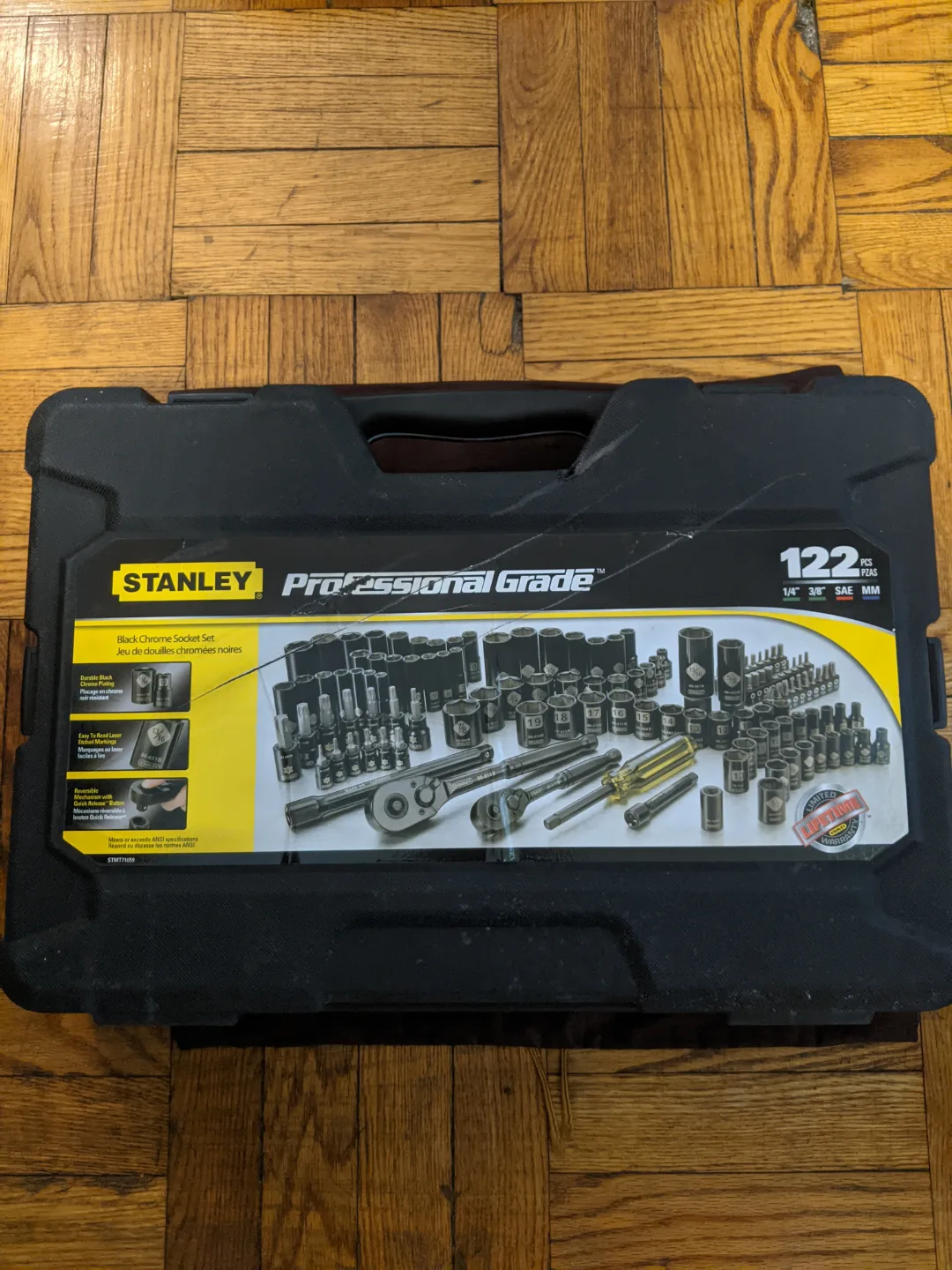 STANLEY PROFESSIONAL GRADE BLACK CHROME SOCKET SET thumbnail