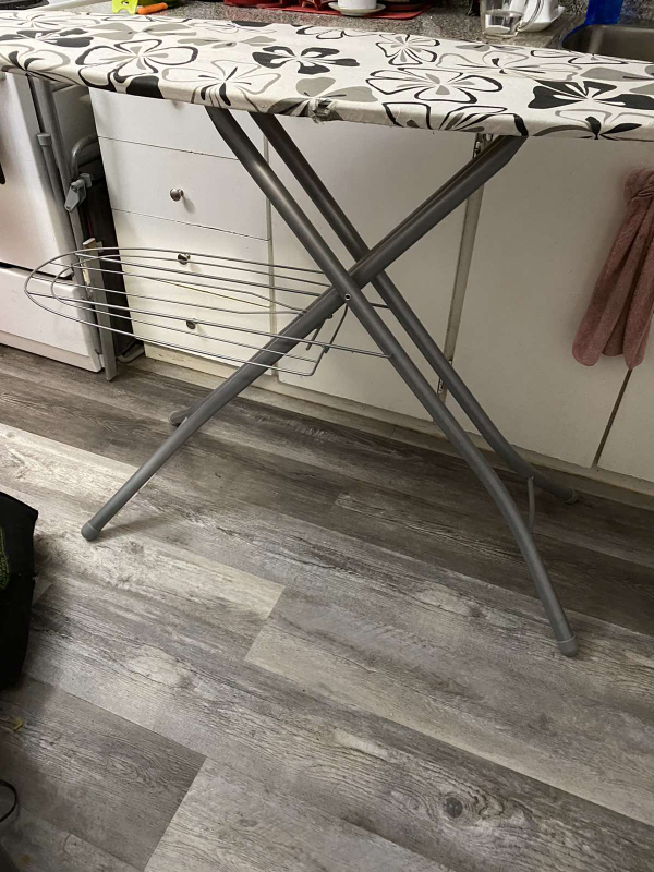 Premium Ironing Board with Metal Frame and Shelf - photo 3