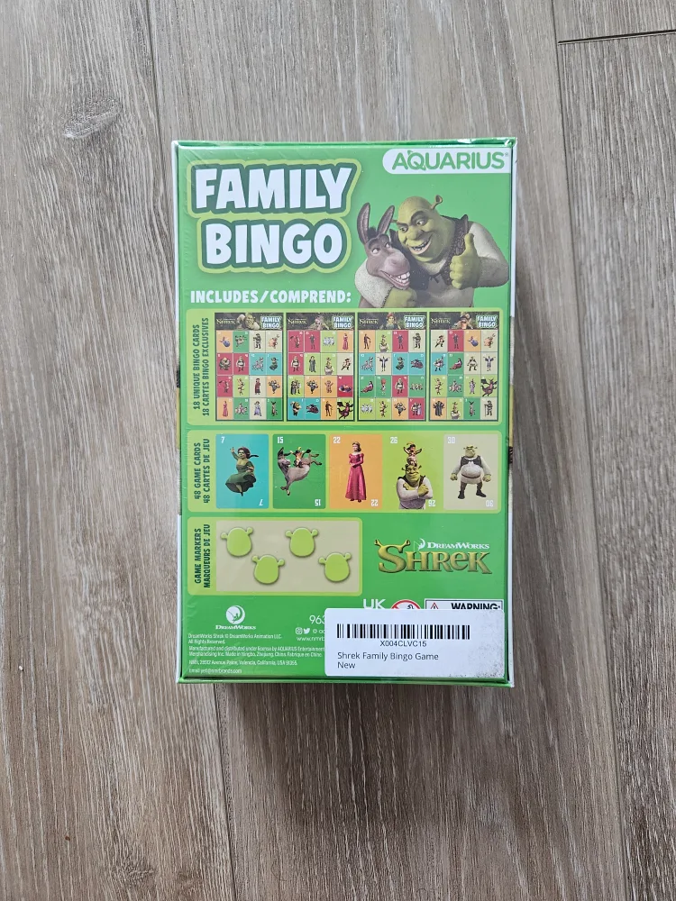 Brand New Shrek Family Bingo Game image indicator(2)