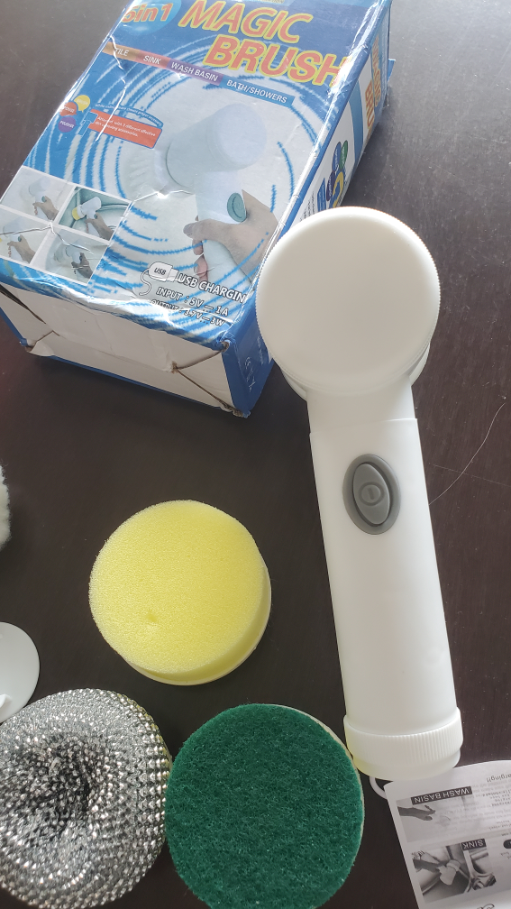5 in 1 Magic Brush Cleaning Kit - Electric USB Rechargeable - photo 2