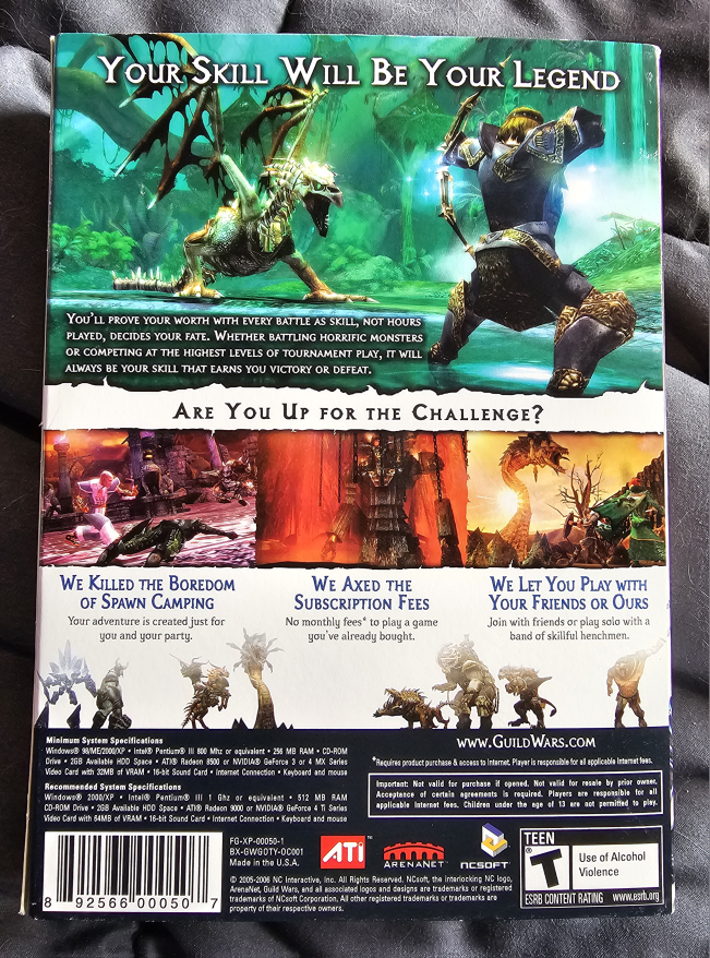 Guild Wars Game of the Year Edition PC Game - photo 3