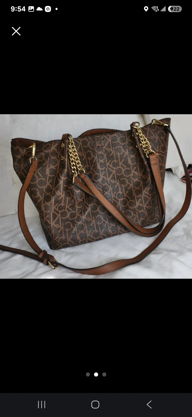 Calvin Klein Monogram Tote Bag image indicator(2)