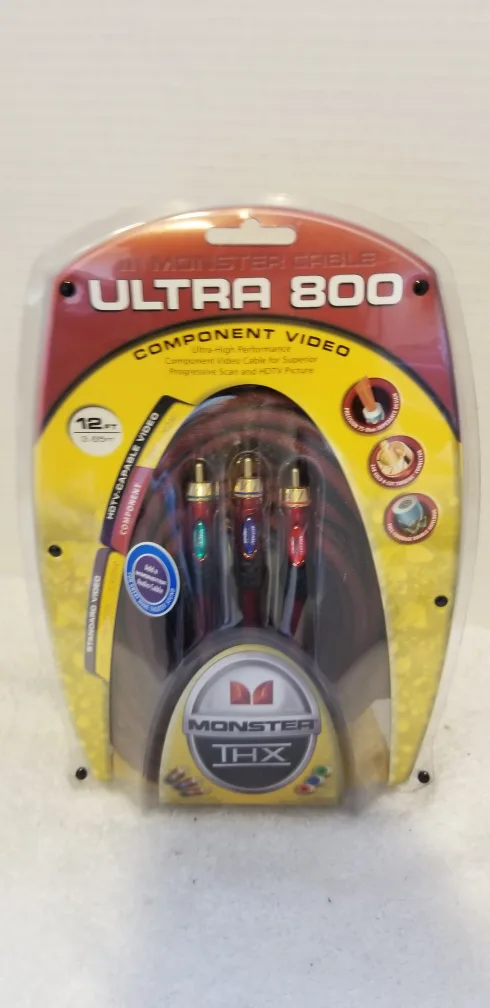 Monster Cable Ultra 800 Component Video Cable - 12ft image indicator(4)