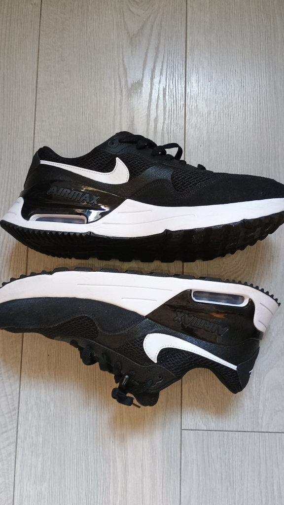 Nike Air Max Run Shoes - Black/White - photo 3