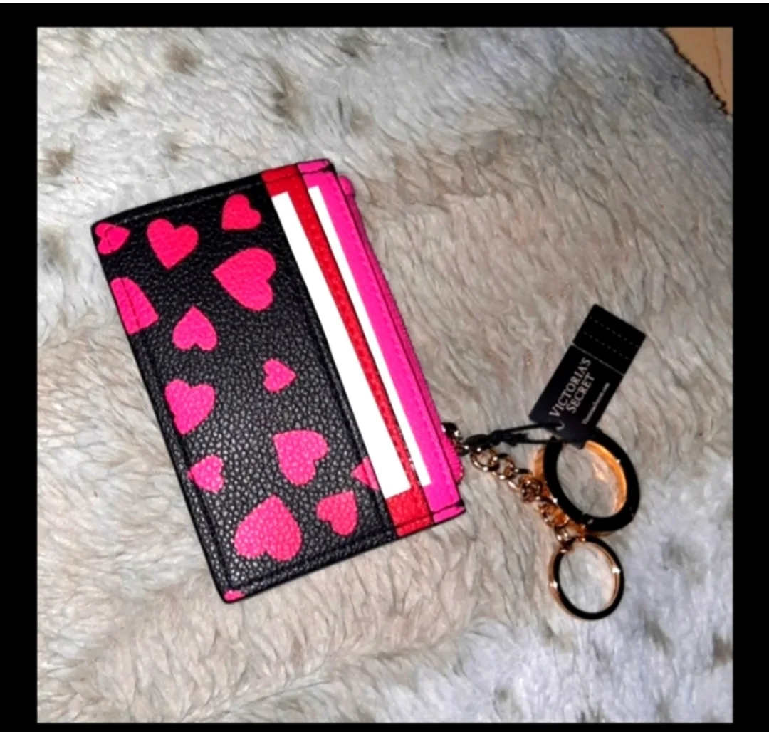 Victoria secret NWT credit card holder key fob image indicator(2)