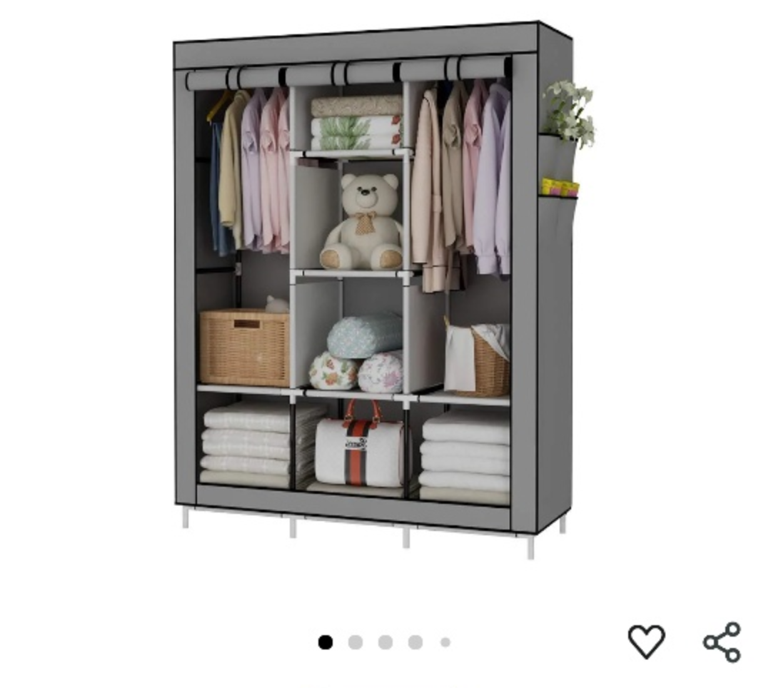 DIMIJ 12-Piece Drawer Organizers + Portable Wardrobe Closet💚