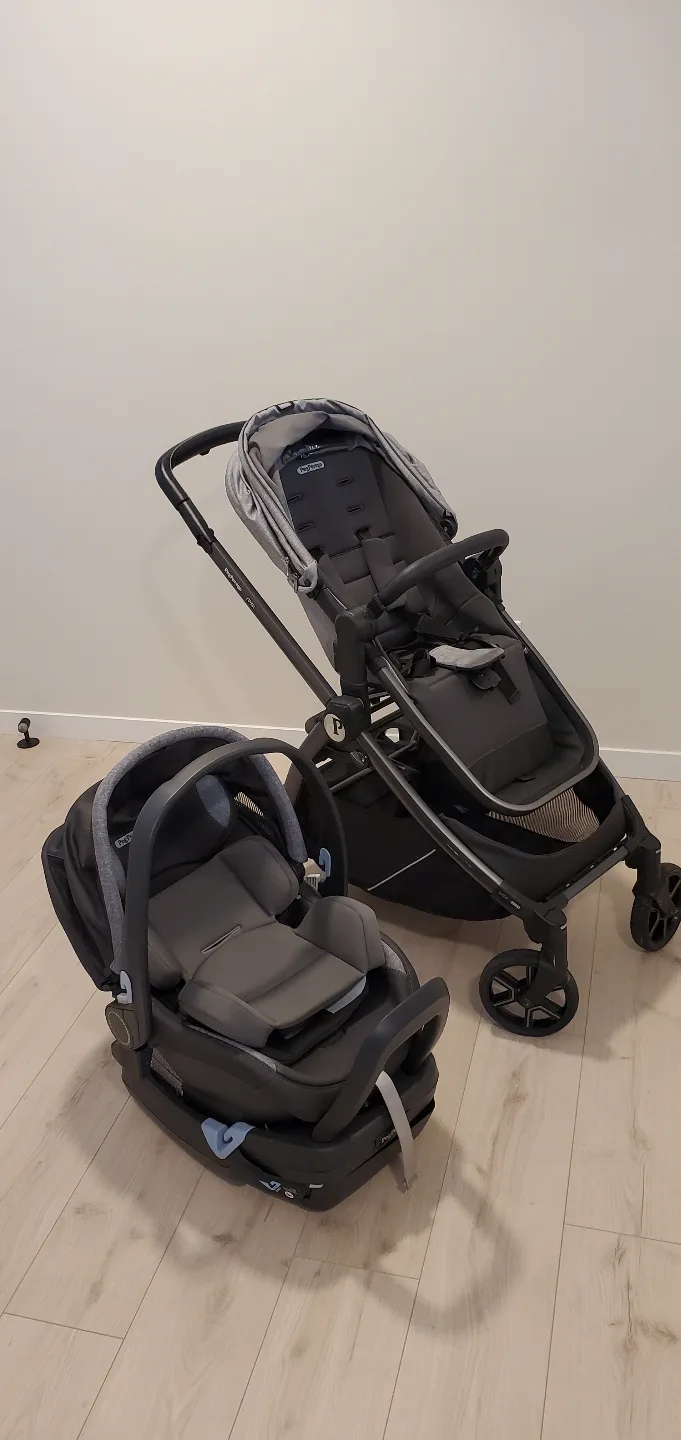 The YPSI Stroller and Infant Car Seat-Grey