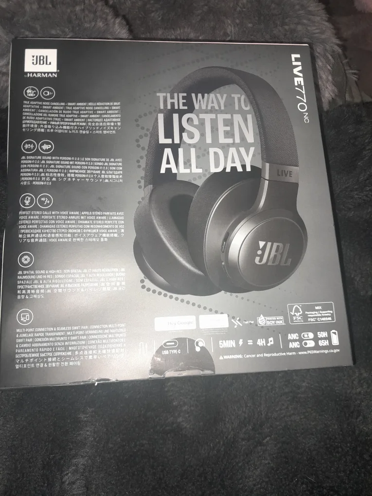 JBL LIVE770NC Wireless Noise Cancelling Headphones image indicator(4)