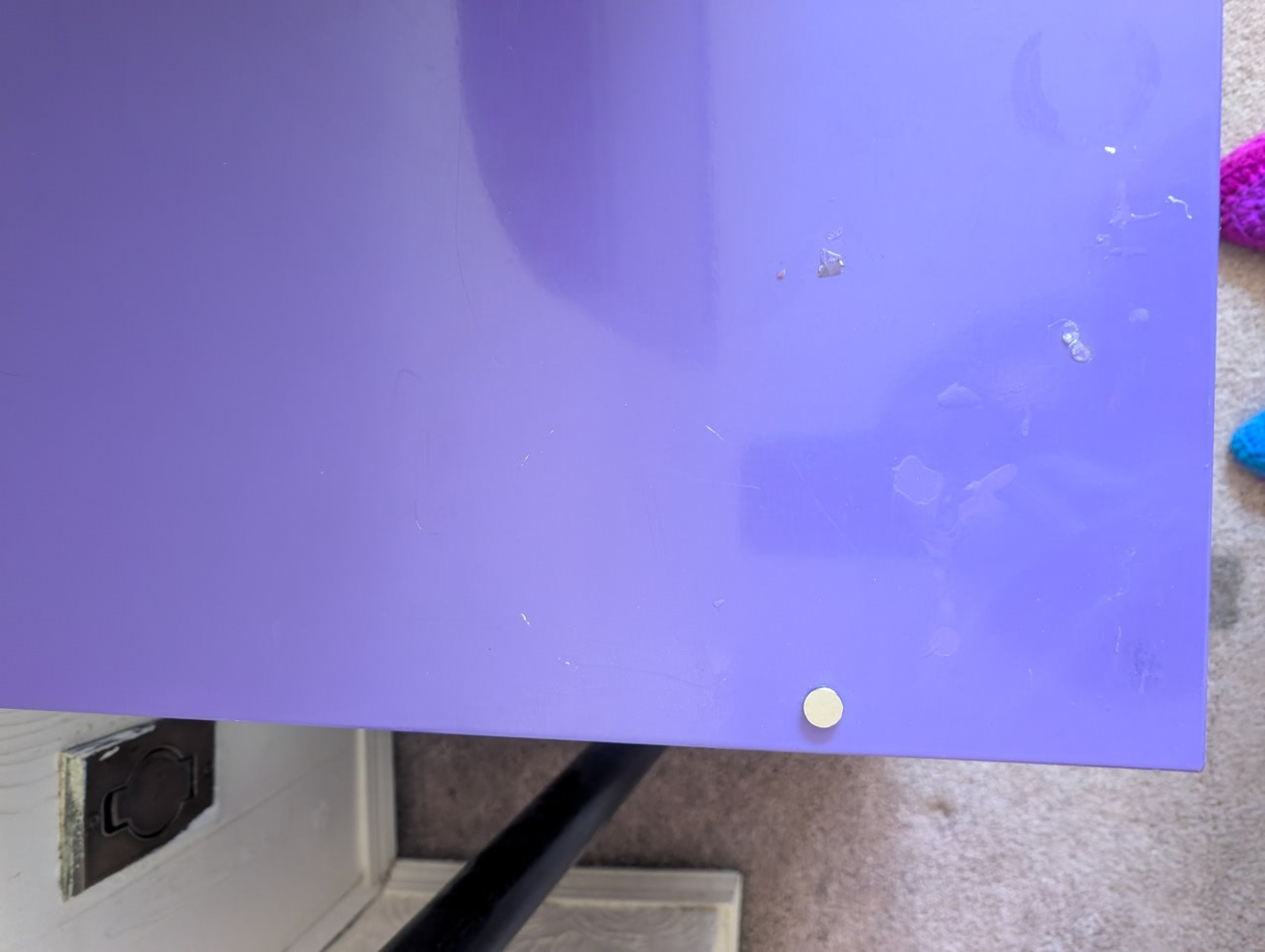 purple 3 drawer filing cabinet - photo 2