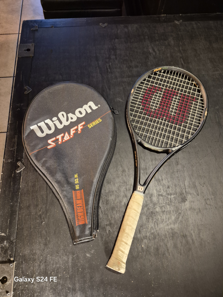 Vintage Tennis Racquets - Wilson, Dunlop, Spalding - Lot of 4 - photo 4