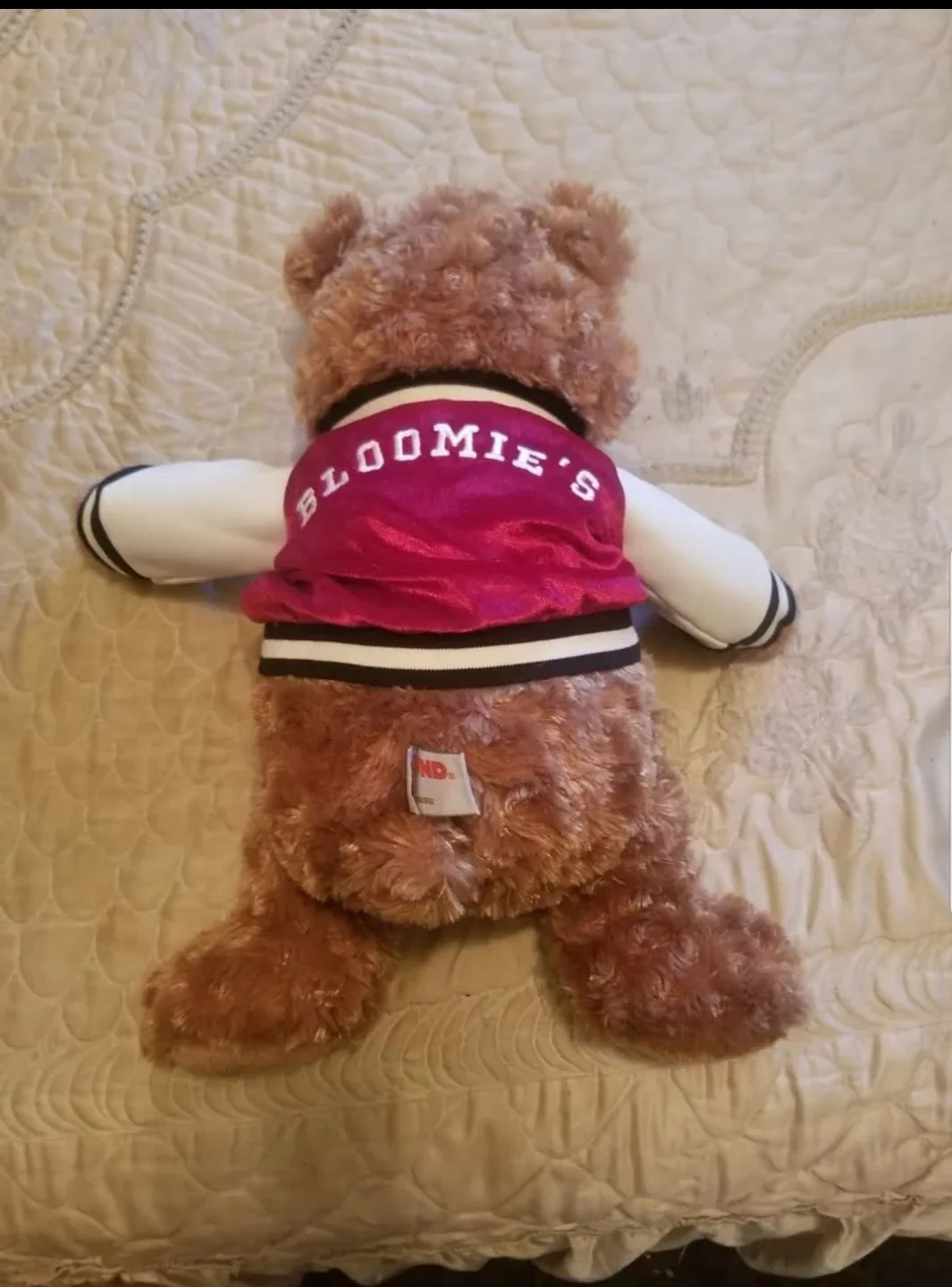 Bloomie's Brown Teddy Bear in Varsity Jacket image indicator(2)