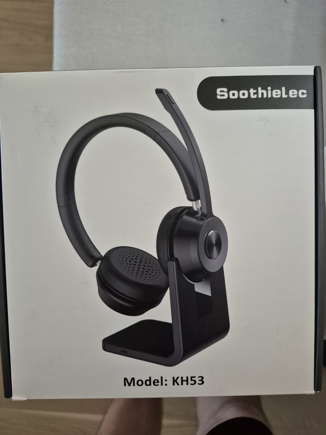 Soothielec KH53 Wireless Headset with Charging Stand - Brand New