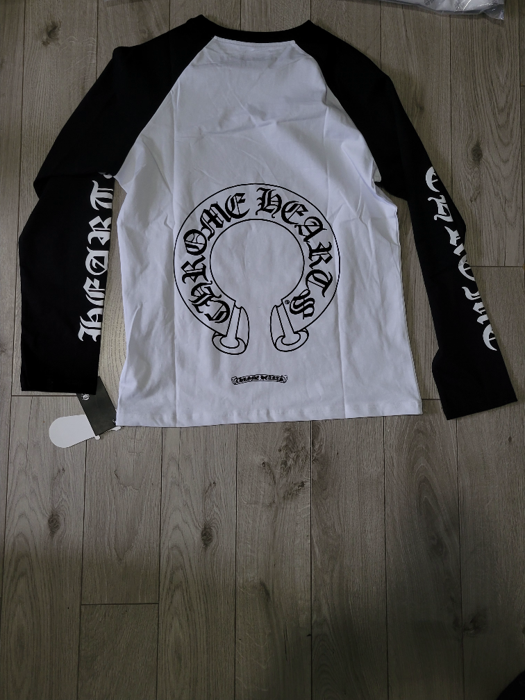 Chrome Hearts Long Sleeve Raglan Baseball Shirt - photo 2