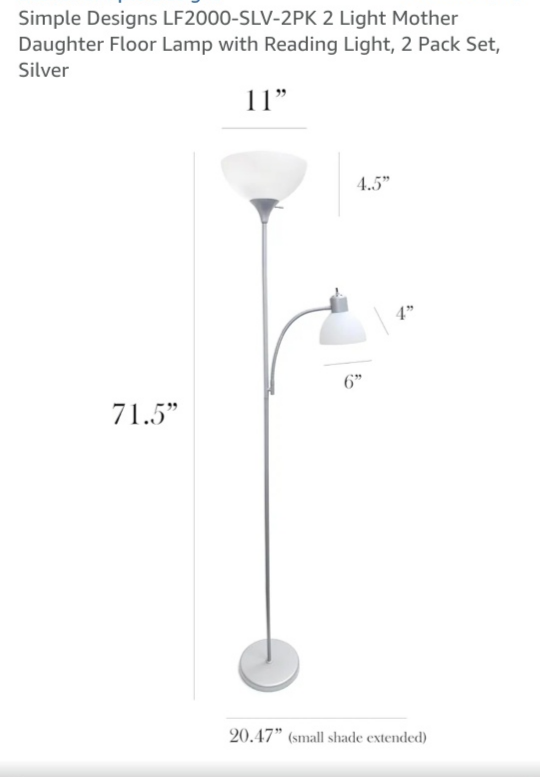 Dual-Light Floor Lamp - photo 4
