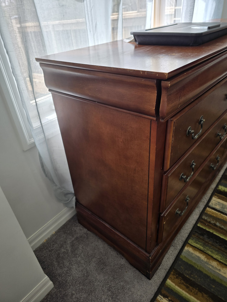 vintage Solid Wood Double Dresser - photo 4