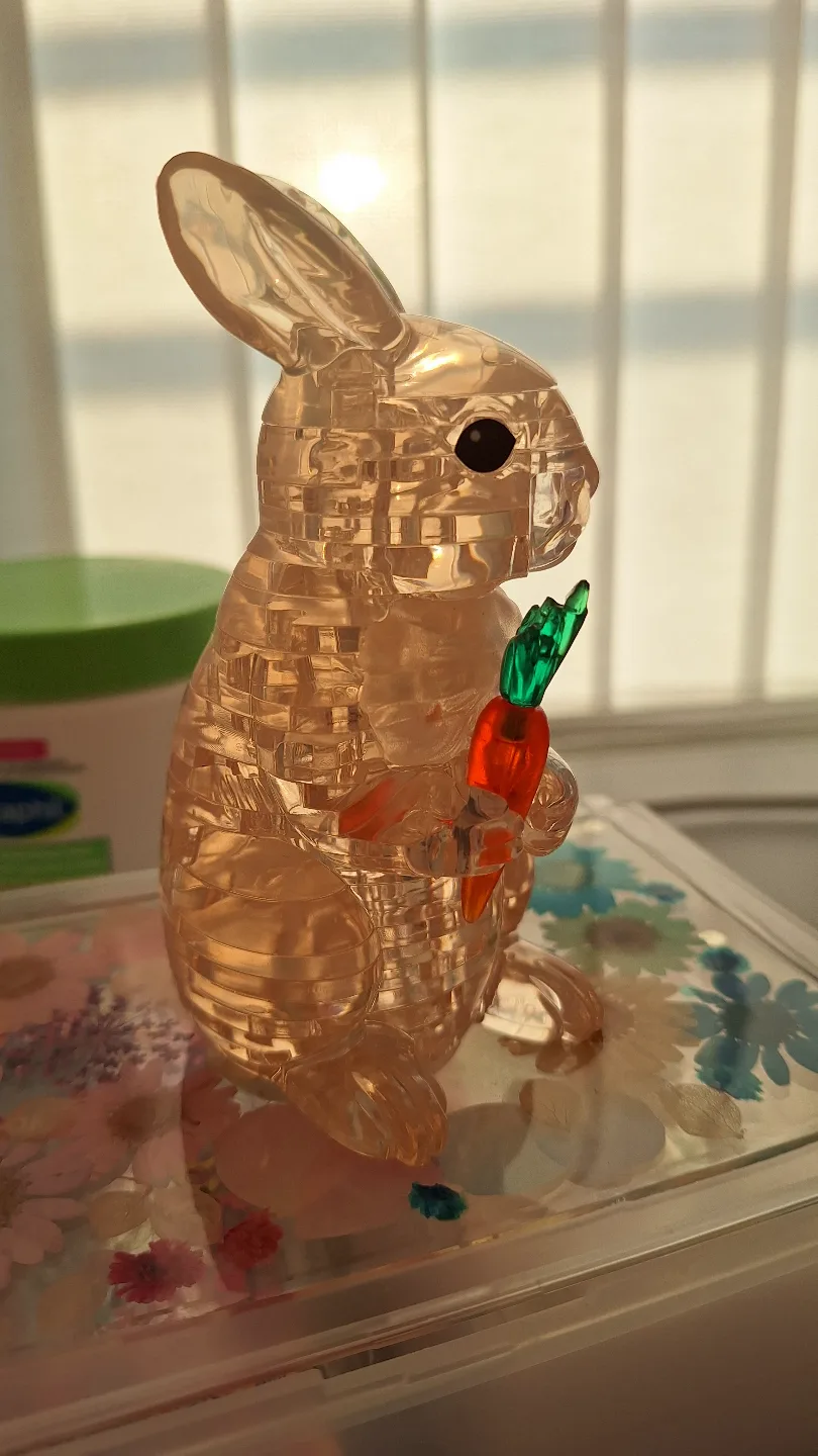 Crystal Puzzle Rabbit Figurine image indicator(2)