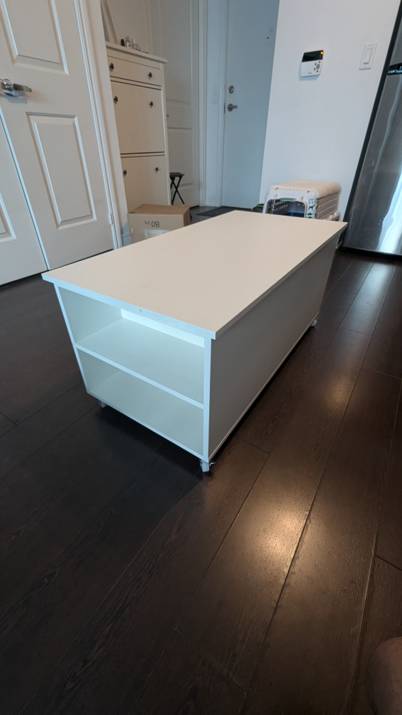 White Lift-Top Coffee Table with Storage - photo 2