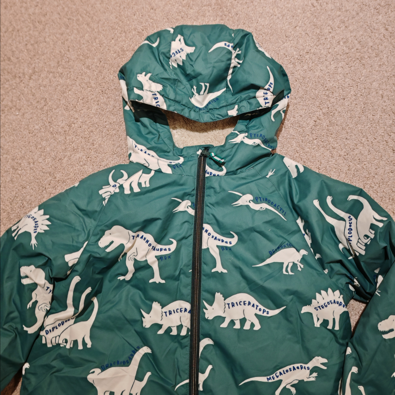 New Boden Sherpa Lined ParkaSpruce Green Dino - photo 5