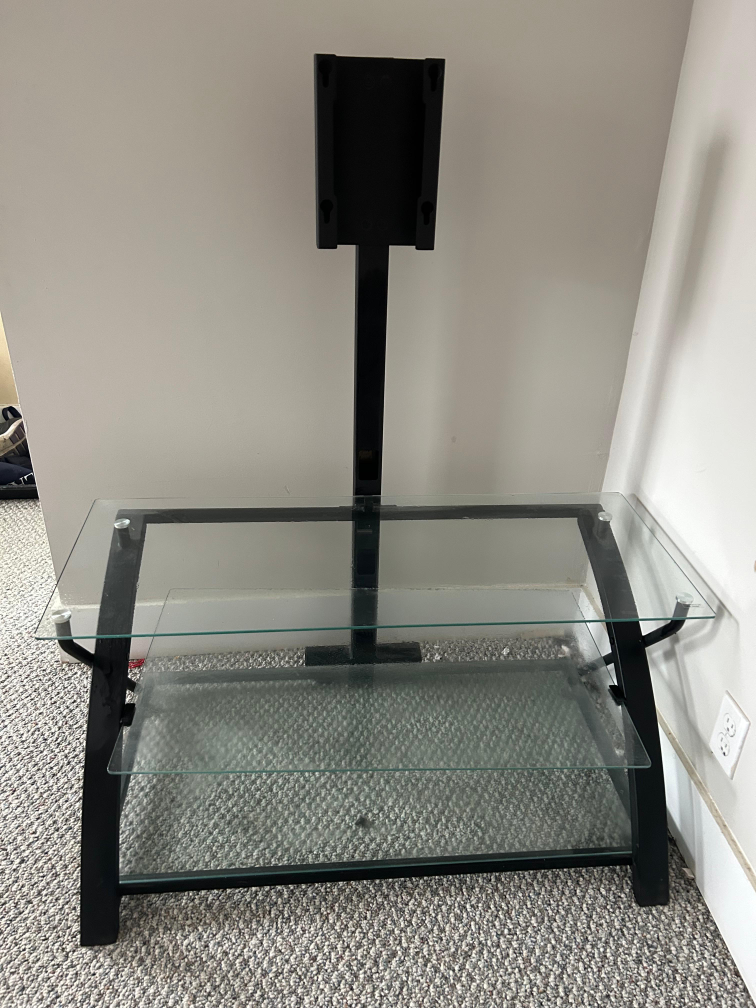 Glass TV Stand with Mount - photo 2