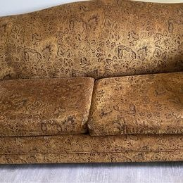 Brown patterned Sofa Bed