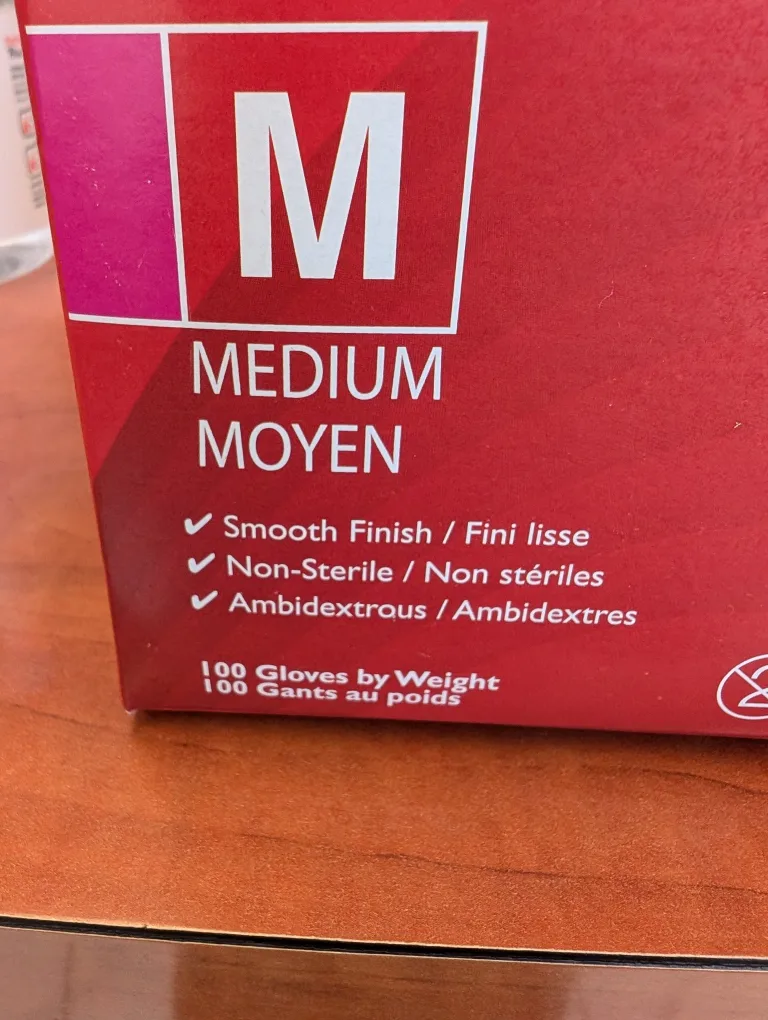 Aurelia Delight PF Vinyl Powder-Free Exam Gloves - Medium image indicator(2)