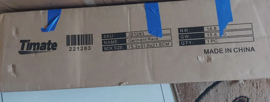 Heavy Duty Clothes Rack, Black image indicator(7)