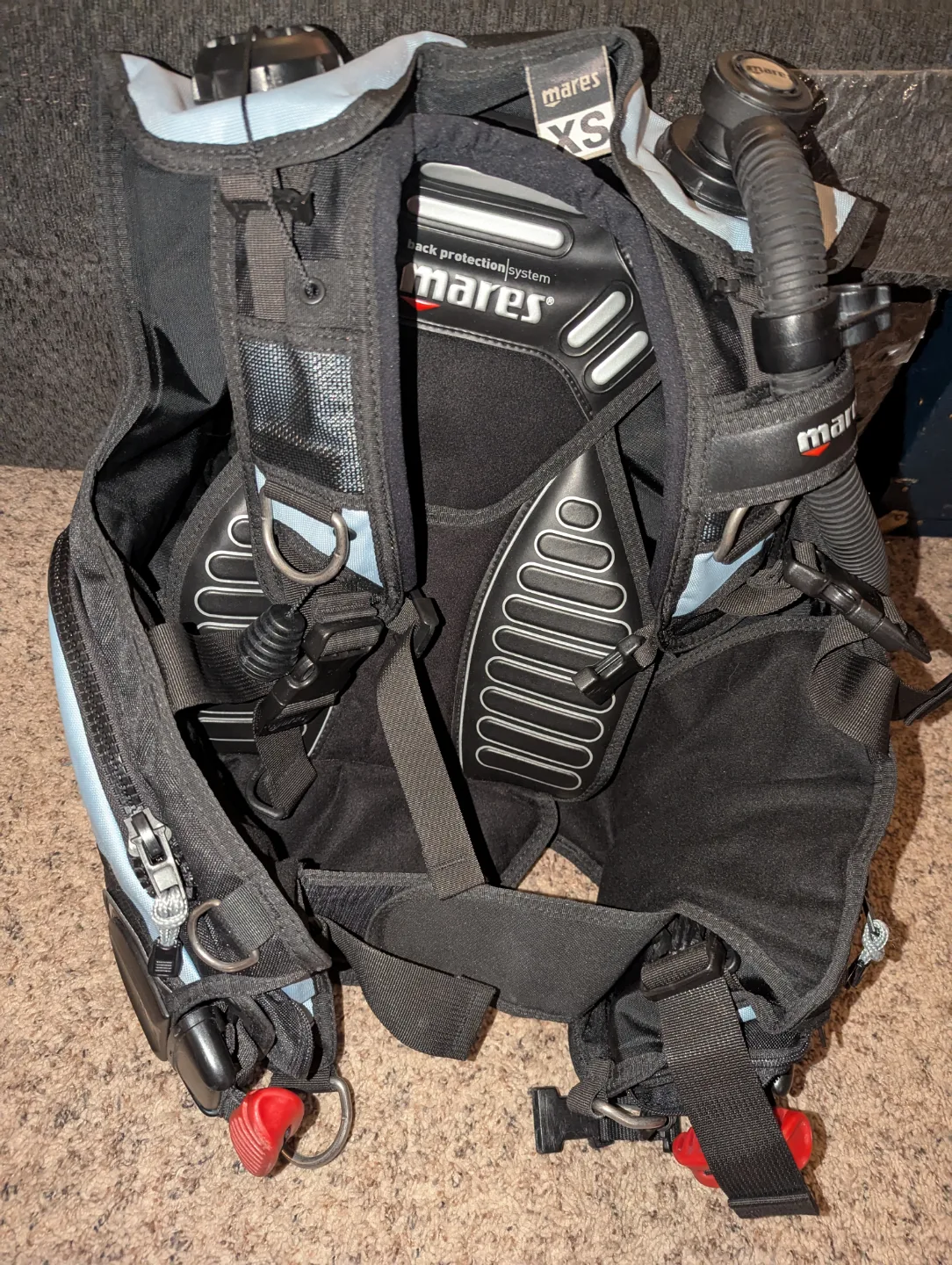 Mares XS Backplate BCD Scuba Diving Equipment image indicator(7)