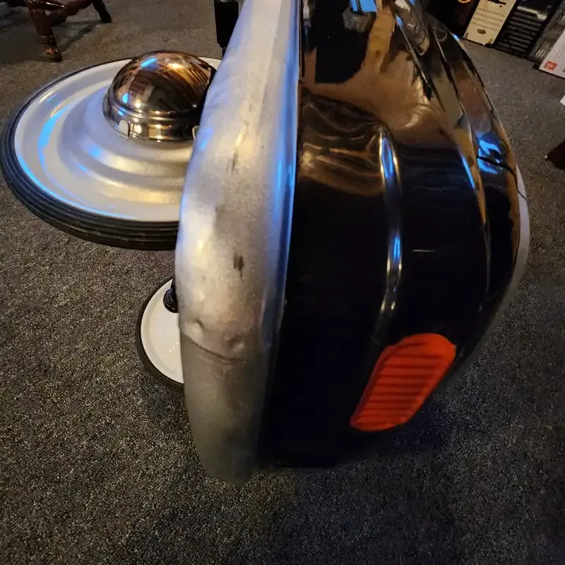 Vintage style  Black Police Chief Pedal Car image indicator(7)