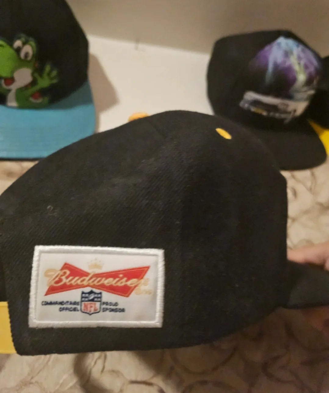 Pittsburgh steelers vintage NFL Football Snapback hat 💚 image indicator(2)