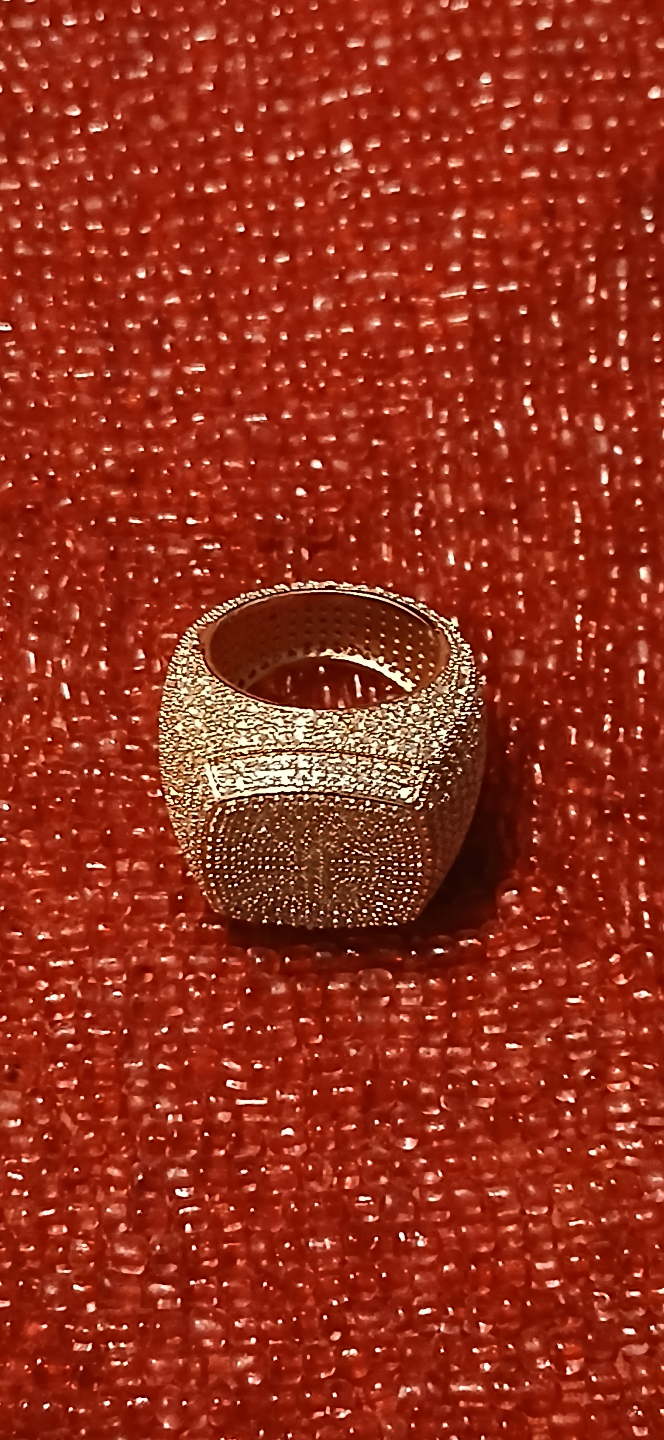 Brand new Gold Tone Cubic Zirconia Statement Ring - photo 5