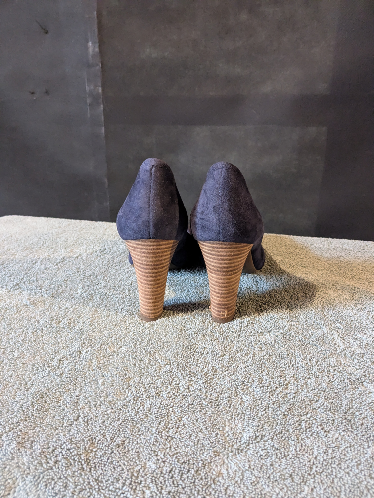 Navy Suede Heels geox respira, size 9 - photo 3
