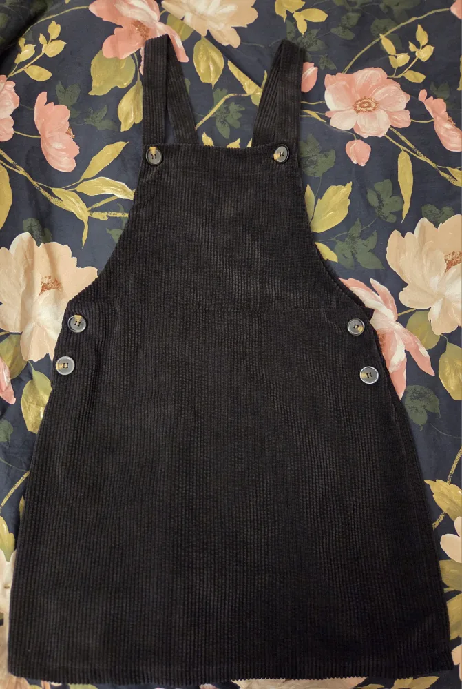Urban Romantics Black Corduroy Jumper Dress Size M thumbnail