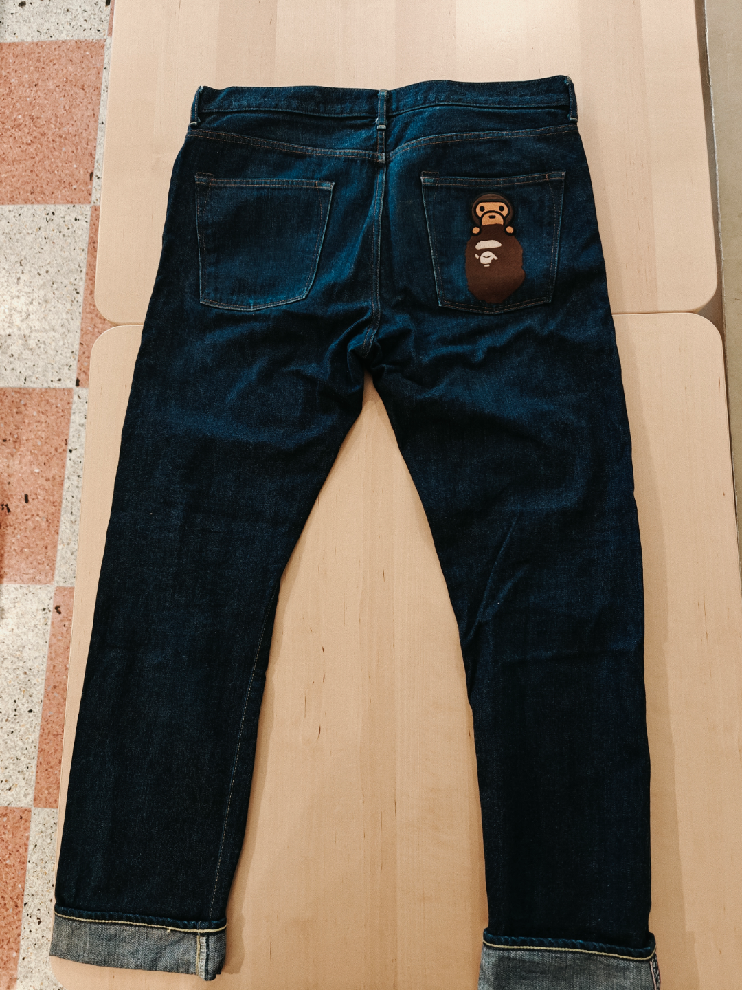 A Bathing Ape Bape 2008 Type-05 Slim Taper Jeans Size XL - photo 2
