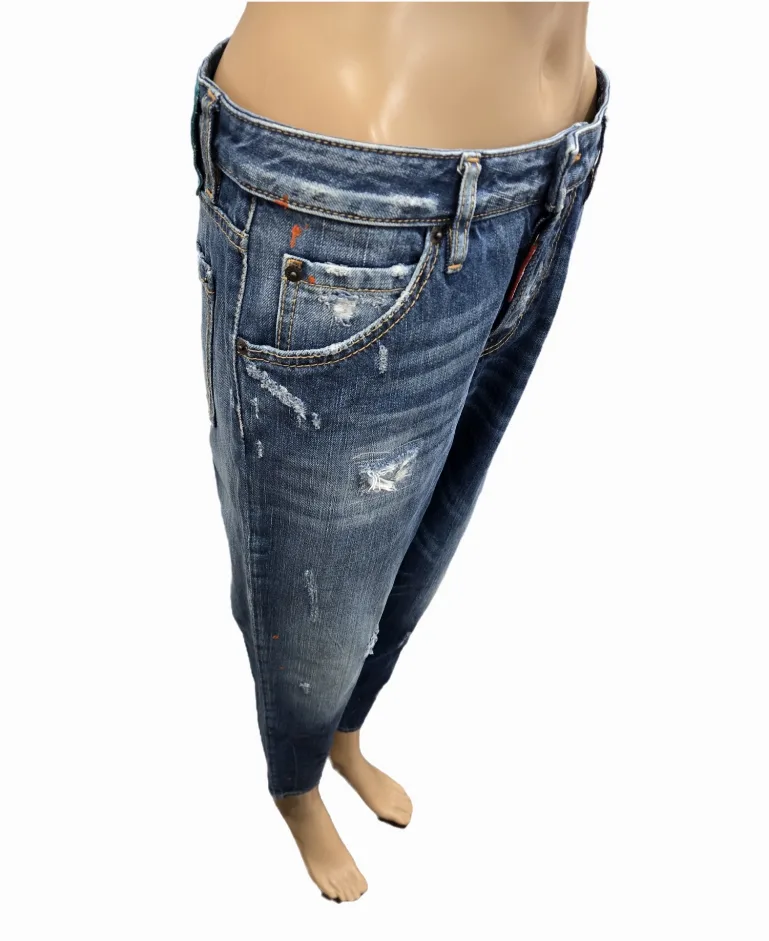 Women's Dsquared2 Hockney Jeans Size 2-4/24-25 image indicator(6)