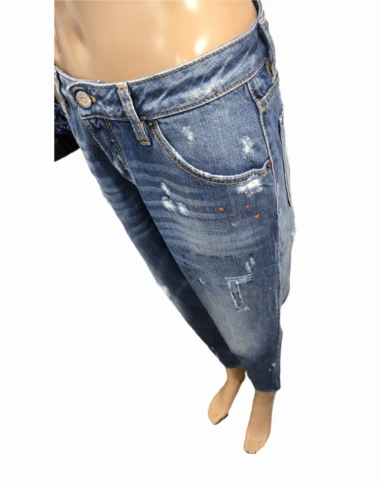 Women's Dsquared2 Hockney Jeans Size 2-4/24-25 image indicator(7)