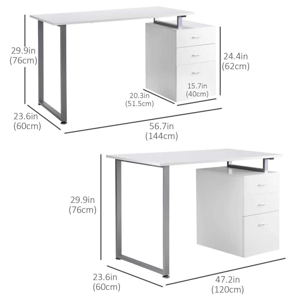 Modern Office Desk with Storage – Great for Home Office - photo 3