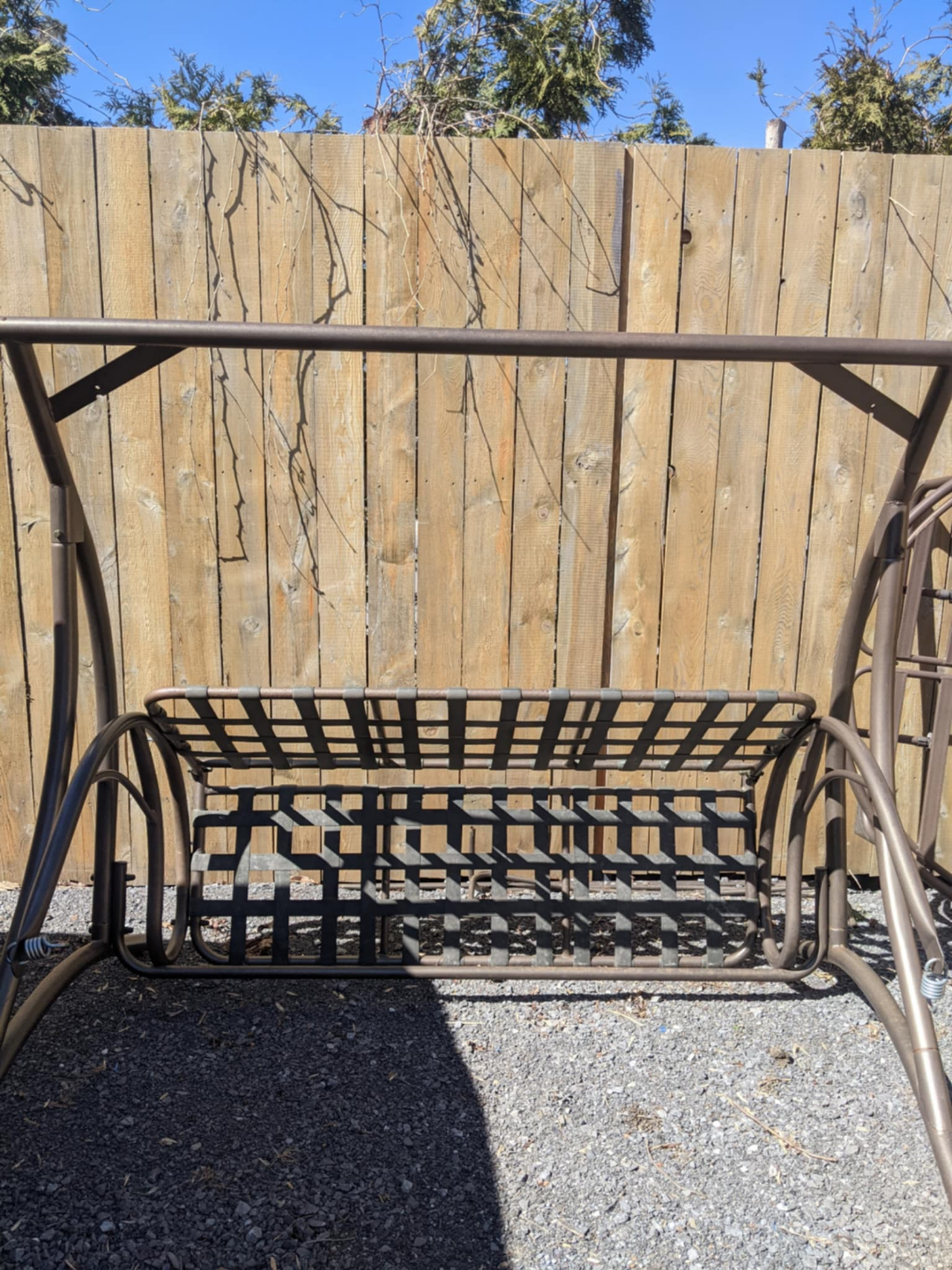 Outdoor Metal Patio Swing - photo 4
