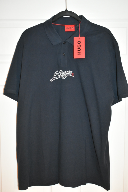 Hugo Boss Men's XXL Dark Navy Short Sleeve Polo Shirt - photo 2