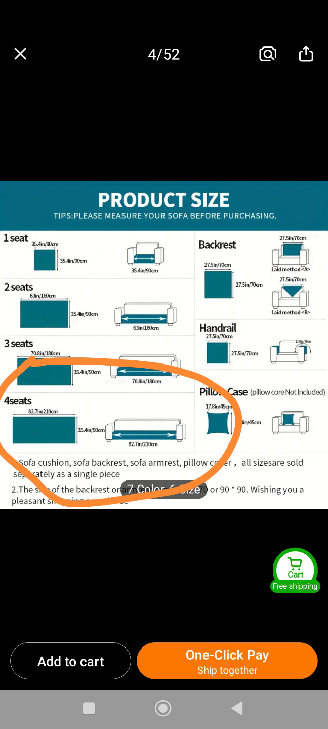 New Dark Gray  Sofa Cover 90*210cm - photo 5