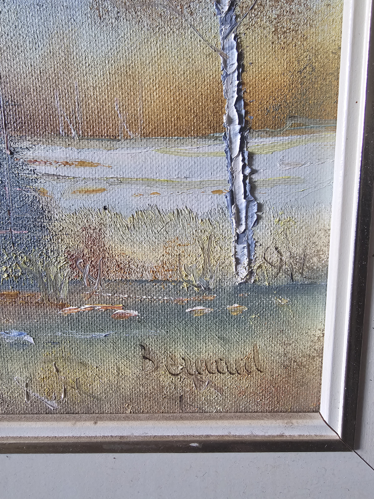 Framed Landscape Painting by D.Sewell - photo 2