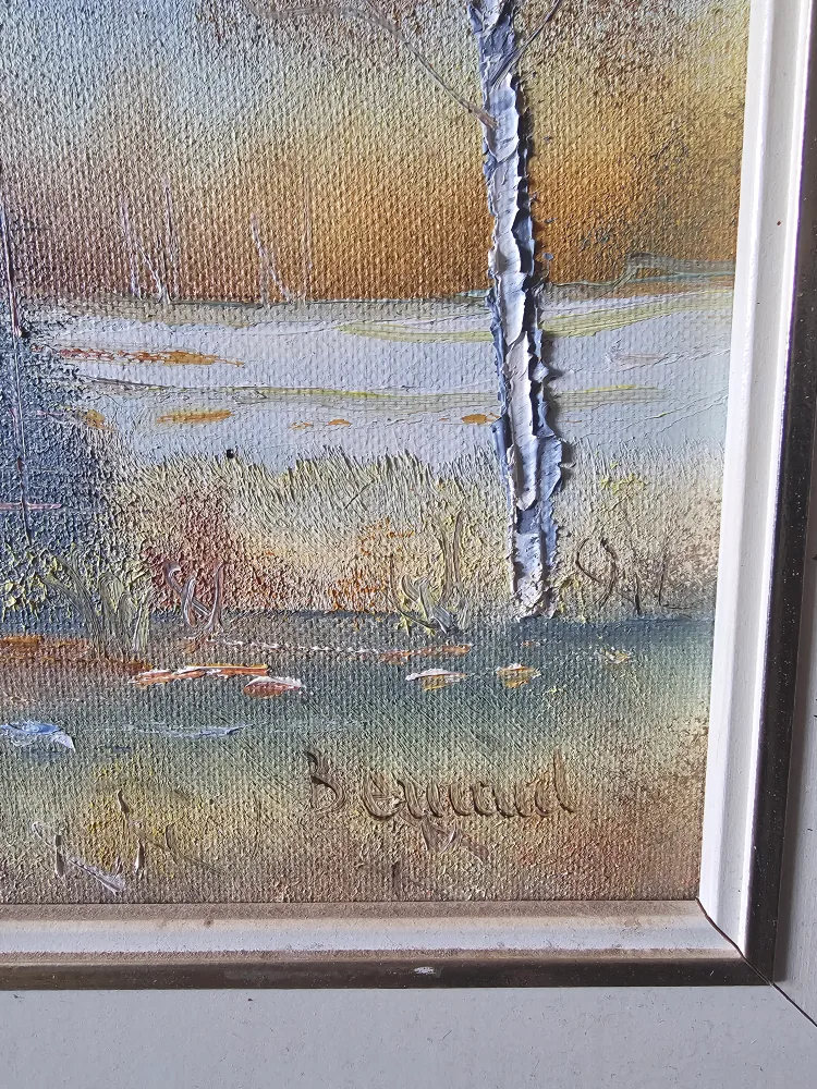 Framed Landscape Painting by D.Sewell image indicator(2)
