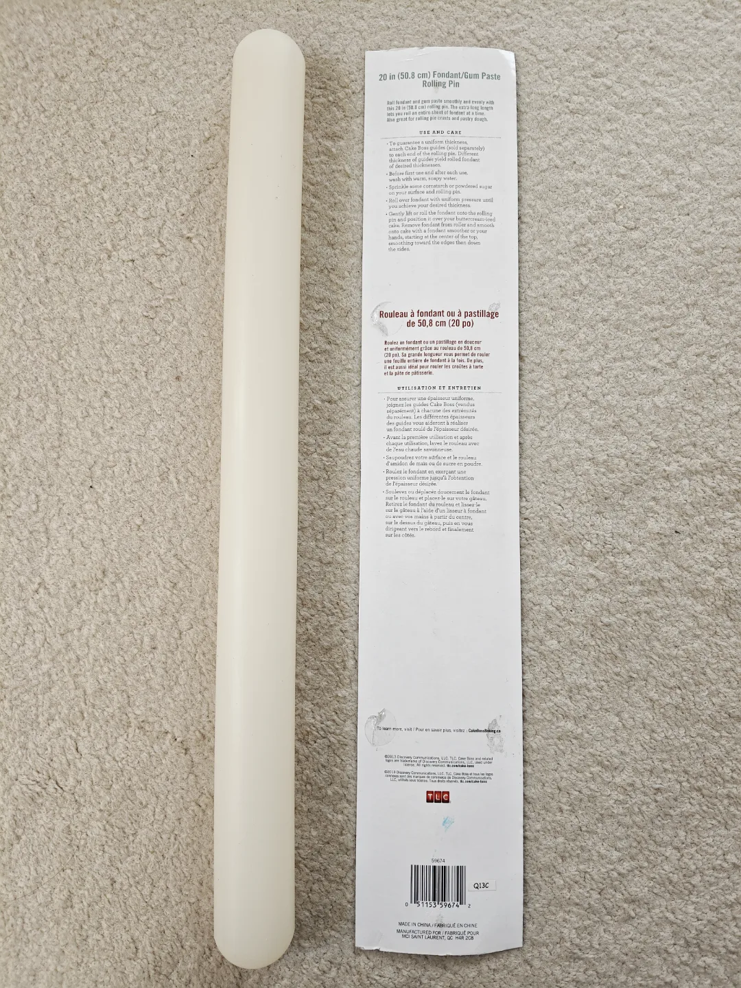 20" Fondant/Gum Paste Rolling Pin thumbnail